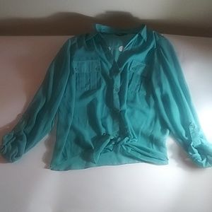 Turquoise Top